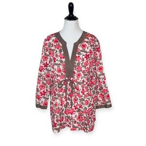 Boden Cotton Pop-Over Tunic Draw String Waist-Size 14